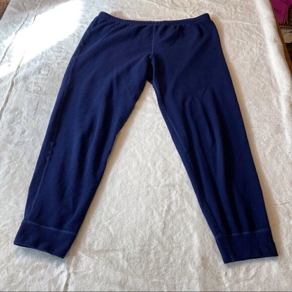 In Sport Vintage Blue Fleece Leggings Size Medium - Picture 1 of 10